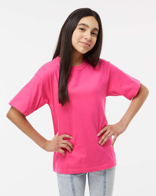 M&O 4850 - Camiseta Juvenil Gold Soft Touch