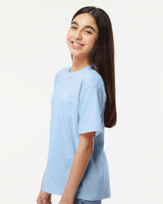 M&O 4850 - T-shirt doux au toucher or pour jeunes