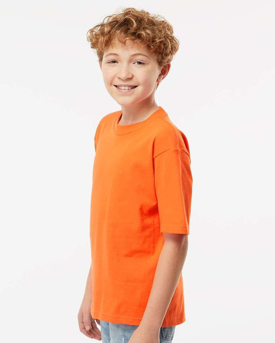 M&O 4850 - T-shirt doux au toucher or pour jeunes