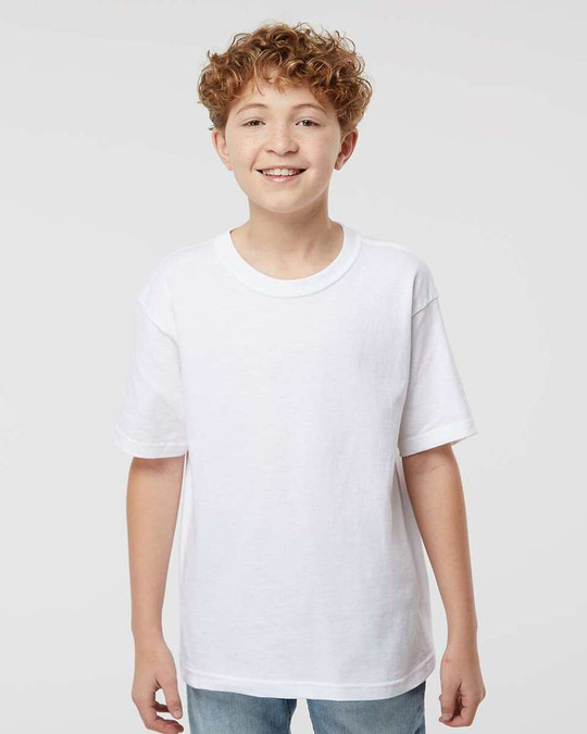 M&O 4850 - T-shirt doux au toucher or pour jeunes