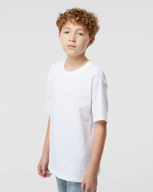 M&O 4850 - T-shirt doux au toucher or pour jeunes