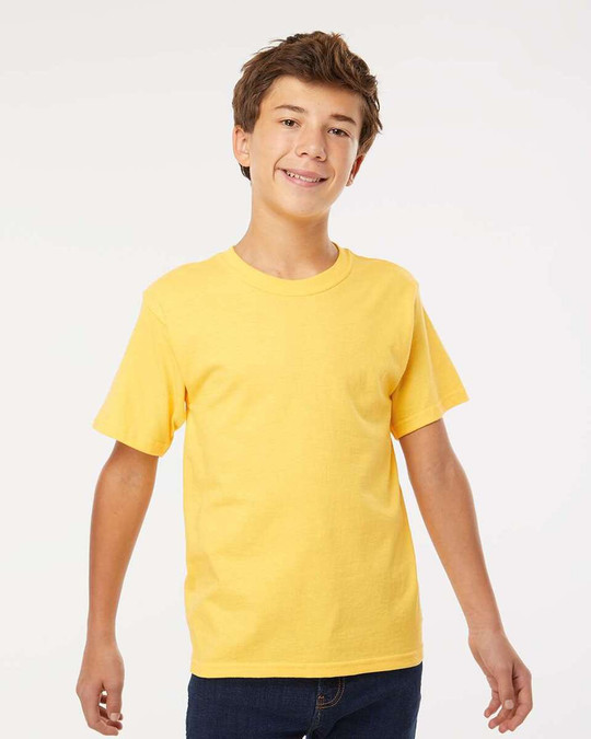 M&O 4850 - Camiseta Juvenil Gold Soft Touch