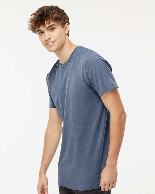M&O 6500M - T-shirt unisexe teint en pièce vintage