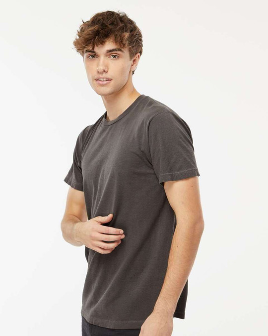 M&O 6500M - T-shirt unisexe teint en pièce vintage