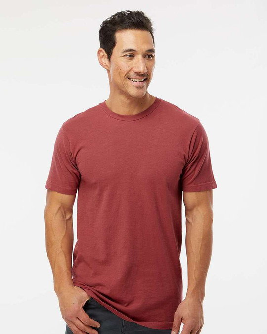 M&O 6500M - Camiseta Unisex Vintage Teñida en Prenda