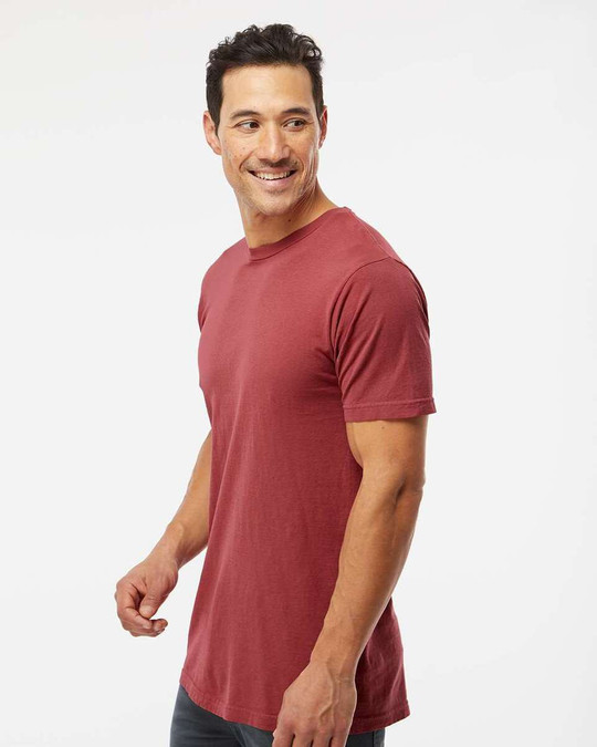 M&O 6500M - Camiseta Unisex Vintage Teñida en Prenda