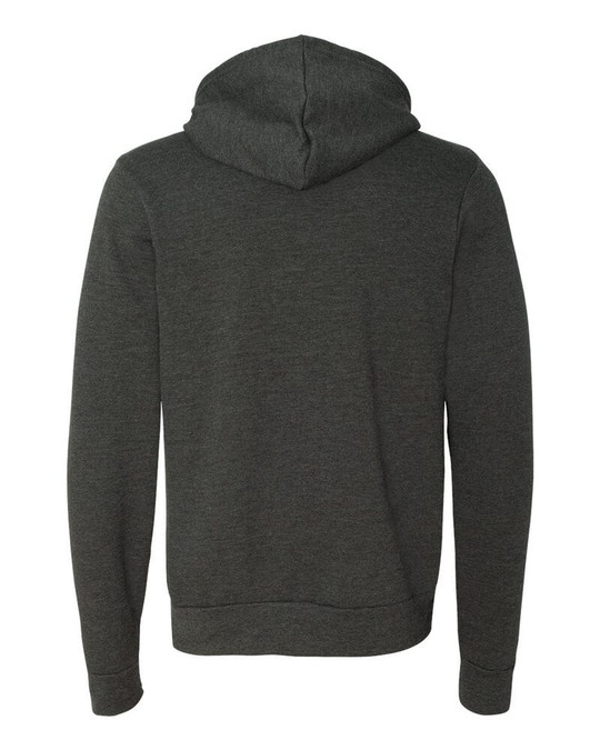 Bella+Canvas 3719 - Sudadera con capucha de forro polar de poliéster-algodón