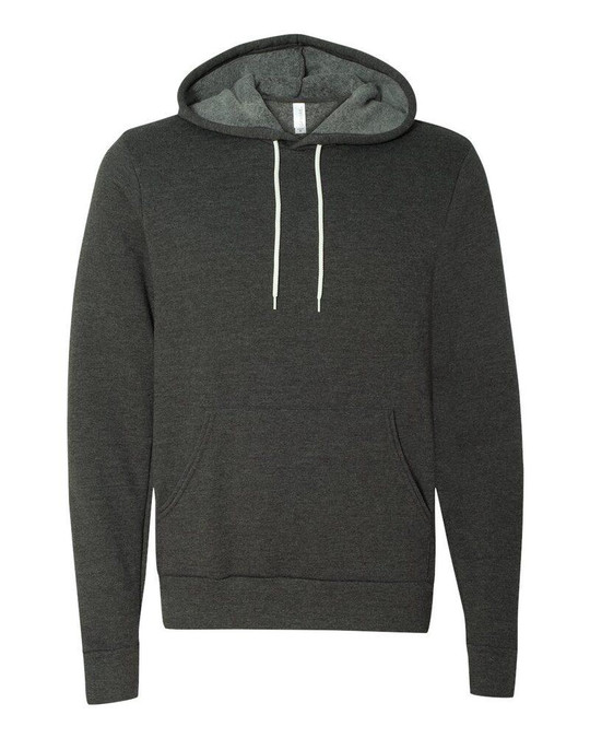Bella+Canvas 3719 - Sudadera con capucha de forro polar de poliéster-algodón
