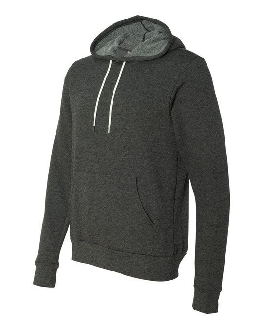 Bella+Canvas 3719 - Sudadera con capucha de forro polar de poliéster-algodón