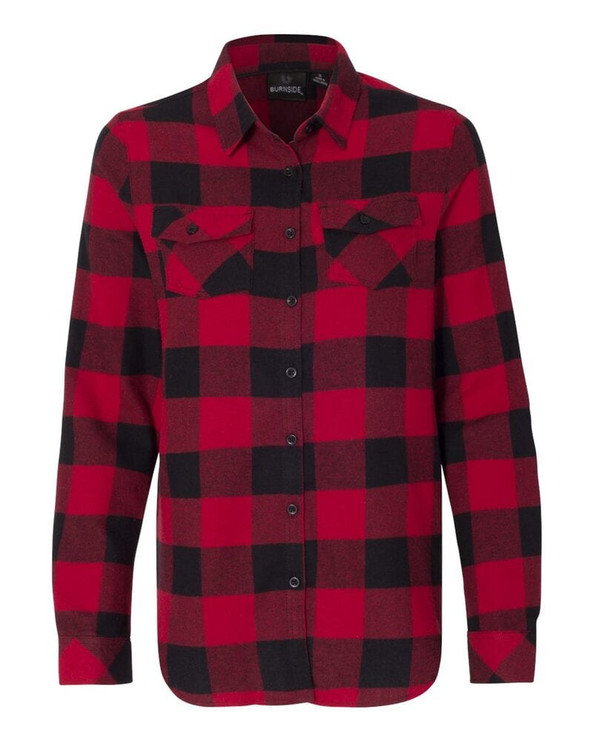 Burnside 5210 - LADIES' WOVEN PLAID FLANNEL