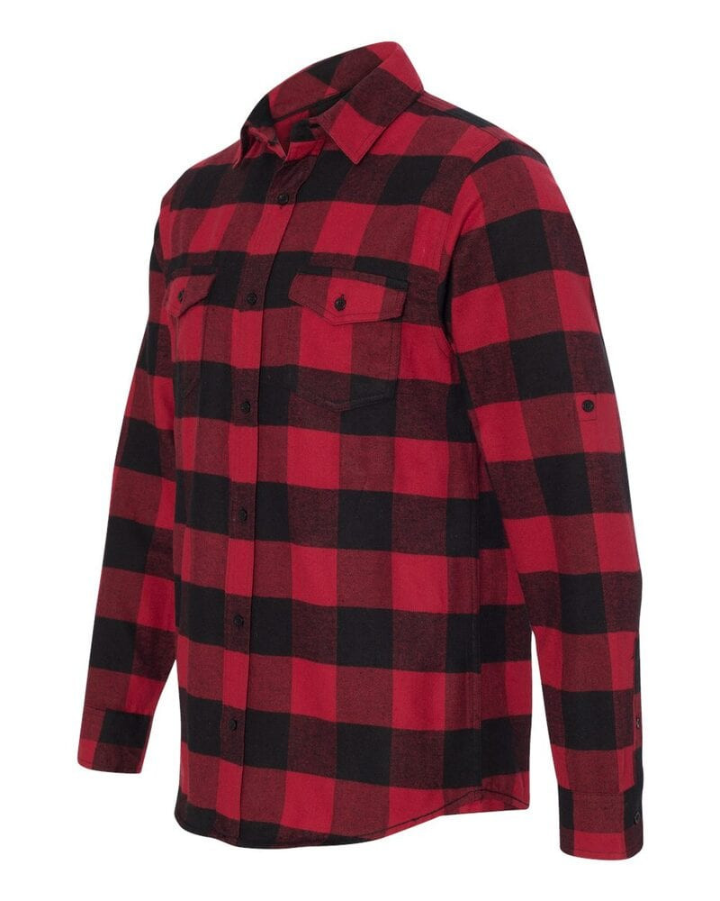 Burnside 8210 - CAMISA DE FRANELA A CUADROS TEJIDA PARA HOMBRE