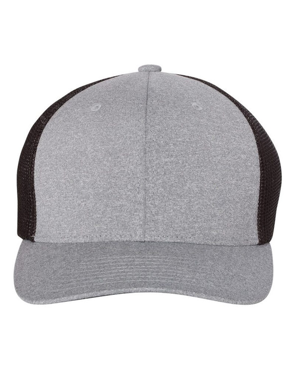 Flexfit 6311 - POLY MELANGE JERSEY STRETCH MESH CAP