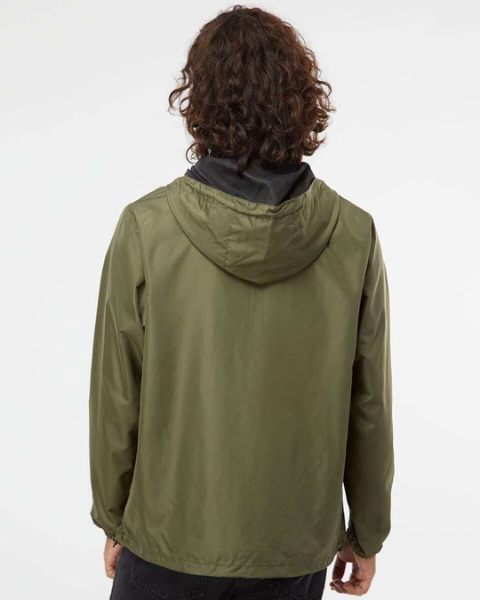 Independent Trading Co. EXP54LWP - Unisex Lightweight Quarter-Zip Windbreaker Pullover Jacket