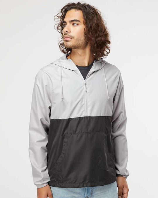 Independent Trading Co. EXP54LWP - Unisex Lightweight Quarter-Zip Windbreaker Pullover Jacket