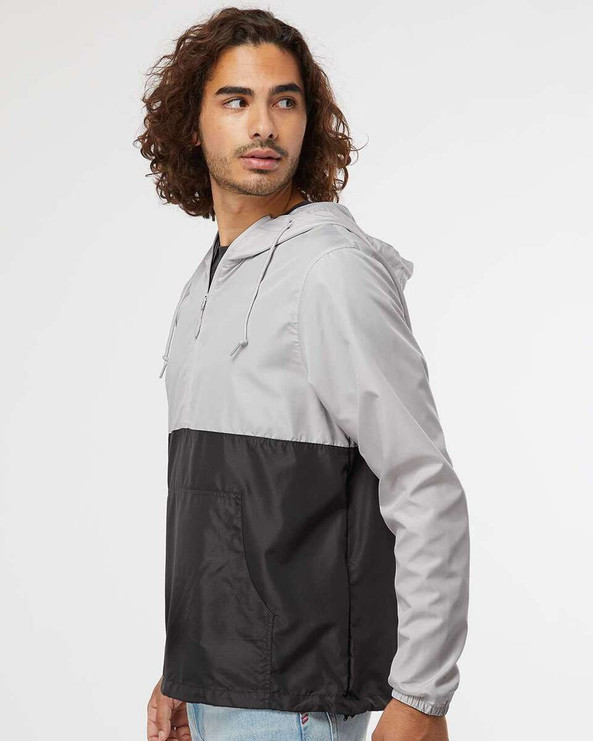 Independent Trading Co. EXP54LWP - Unisex Lightweight Quarter-Zip Windbreaker Pullover Jacket