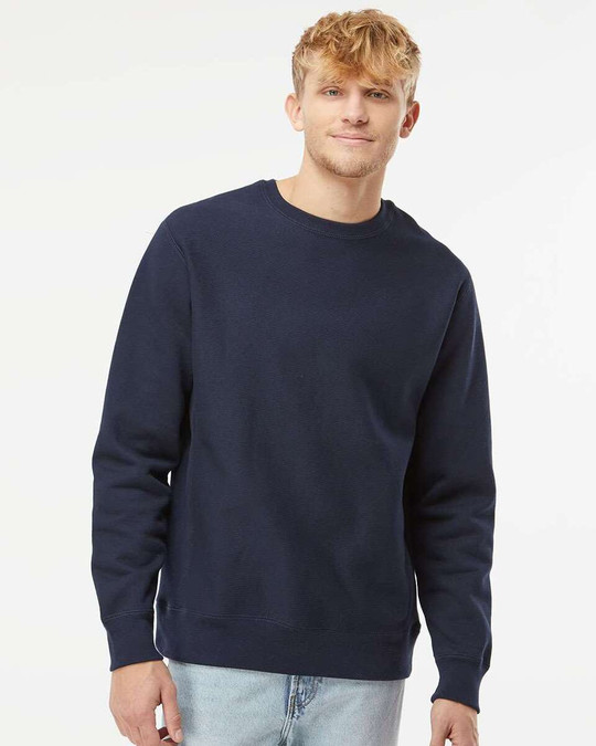 Independent Trading Co. IND5000C - Legend - Sudadera Premium Heavyweight Cross-Grain con Cuello Redondo