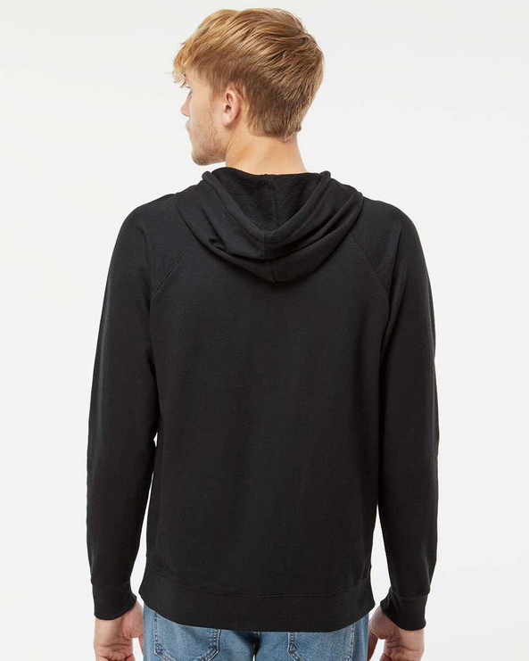 Independent Trading Co. SS1000 - Icon Unisex Lightweight Loopback Terry Hooded Sweatshirt