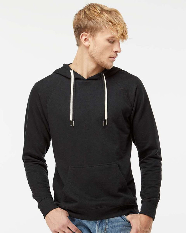 Independent Trading Co. SS1000 - Icon Unisex Lightweight Loopback Terry Hooded Sweatshirt