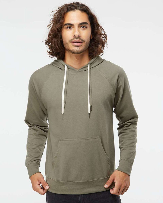 Independent Trading Co. SS1000 - Sudadera con capucha Icon Unisex Lightweight Loopback Terry