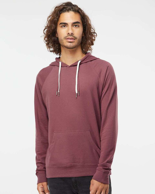 Independent Trading Co. SS1000 - Icon Unisex Lightweight Loopback Terry Hooded Sweatshirt