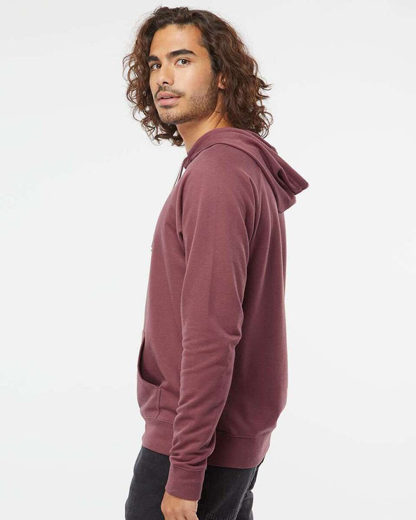 Independent Trading Co. SS1000 - Icon Unisex Lightweight Loopback Terry Hooded Sweatshirt