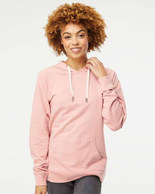 Independent Trading Co. SS1000 - Icon Unisex Lightweight Loopback Terry Hooded Sweatshirt