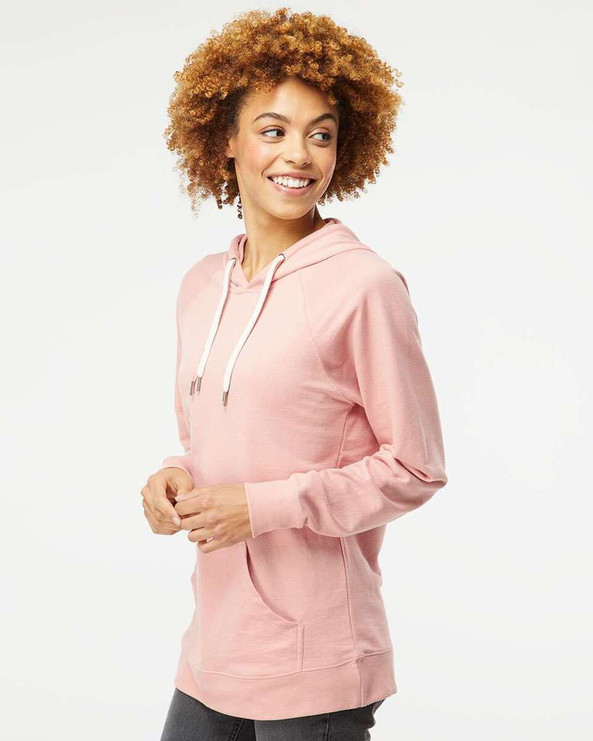 Independent Trading Co. SS1000 - Icon Unisex Lightweight Loopback Terry Hooded Sweatshirt