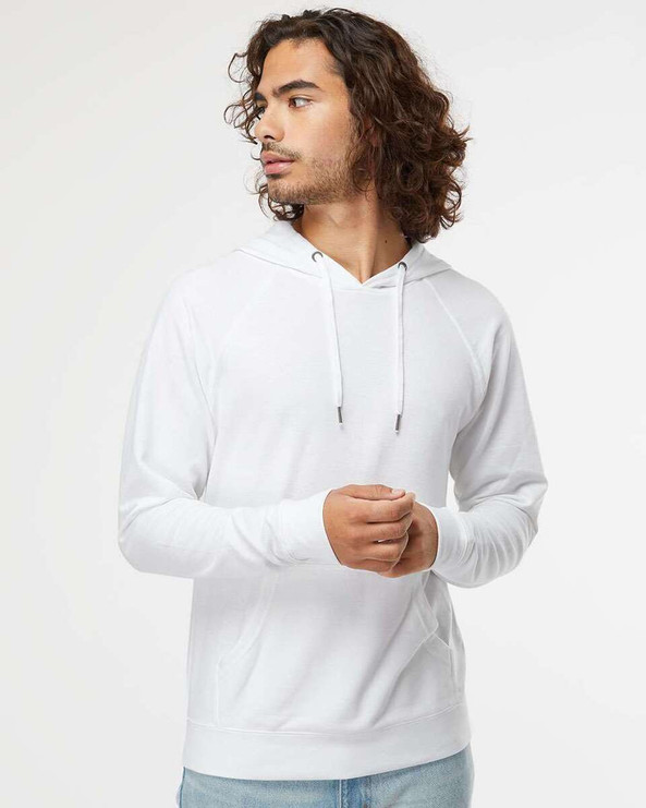Independent Trading Co. SS1000 - Icon Unisex Lightweight Loopback Terry Hooded Sweatshirt