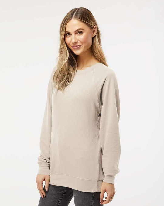 Independent Trading Co. SS1000C - Sudadera Icon Unisex Ligera Loopback Terry Cuello Redondo