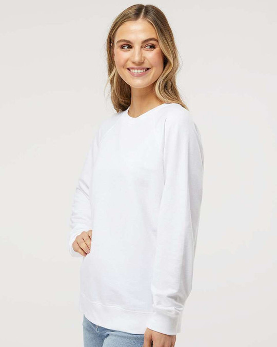 Independent Trading Co. SS1000C - Sudadera Icon Unisex Ligera Loopback Terry Cuello Redondo
