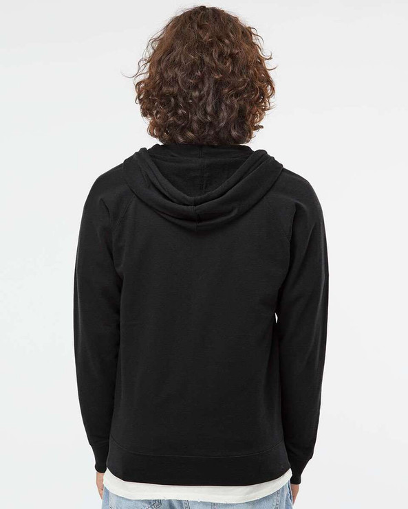 Independent Trading Co. SS1000Z - Icon Unisex Lightweight Loopback Terry Full-Zip Hooded Sweatshirt