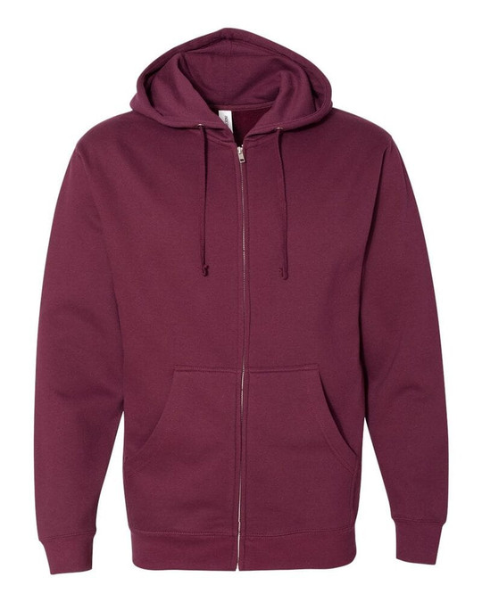 Independent Trading Co. SS4500Z - Sudadera con capucha de peso medio y cierre completo