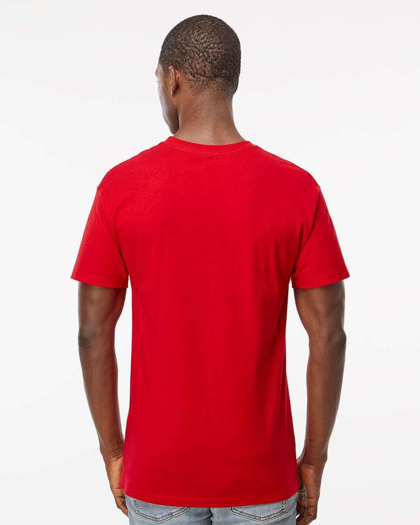 M & O Knits 5500 T-SHIRT FILÉ à LANNEAU