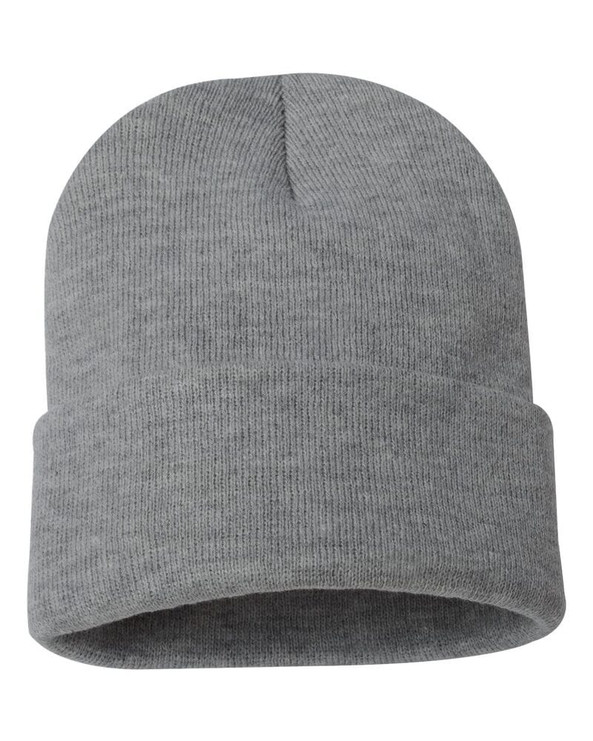 Sportsman SP12 - 12 Inch Solid Knit Beanie