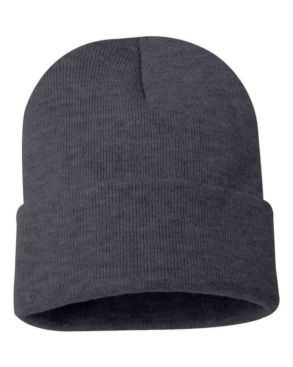 Sportsman SP12 - 12 Inch Solid Knit Beanie