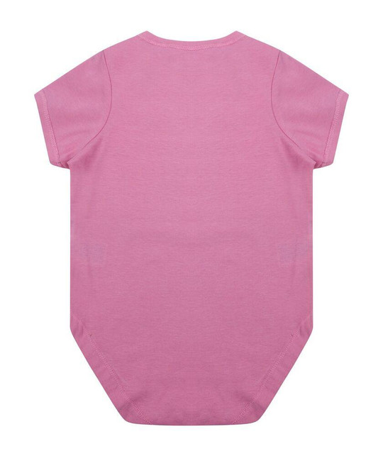 Larkwood LW655 - Short-sleeved organic cotton baby grow