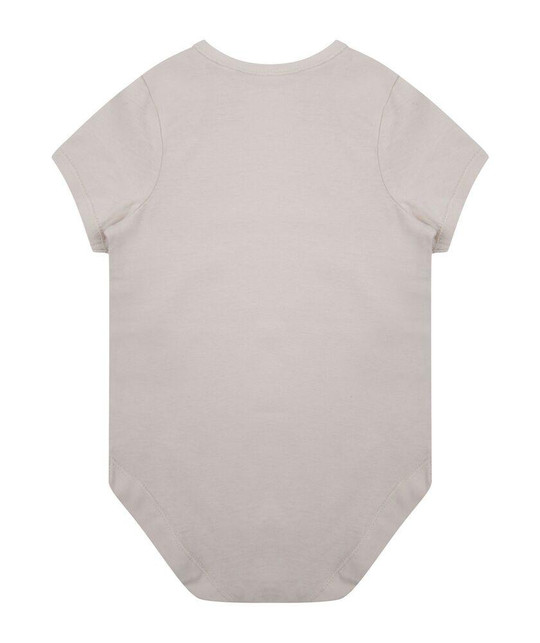 Larkwood LW655 - Kortærmet økologisk bomuld baby grow