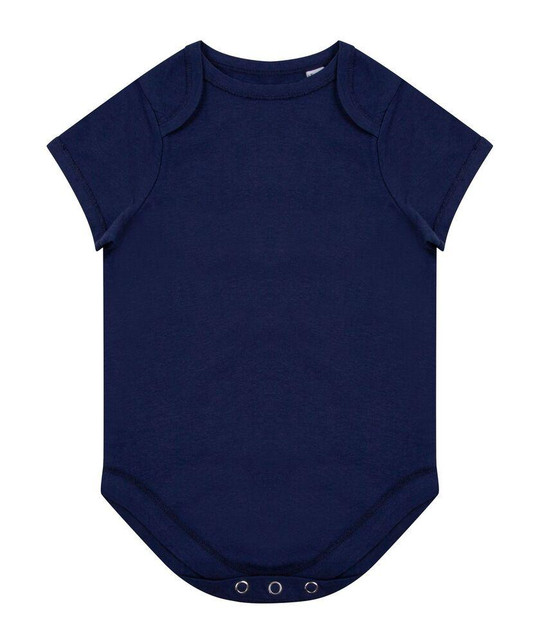 Larkwood LW655 - Short-sleeved organic cotton baby grow