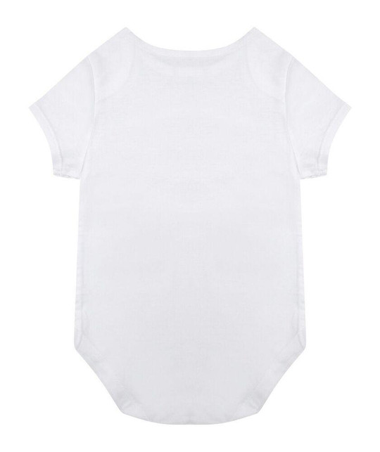 Larkwood LW655 - Short-sleeved organic cotton baby grow