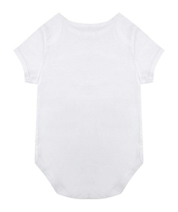 Larkwood LW655 - Short-sleeved organic cotton baby grow