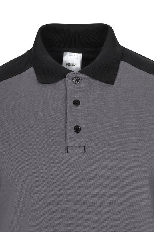 Velilla 105529S - BICOLOR LONG SLEEVE STRETCH POLO
