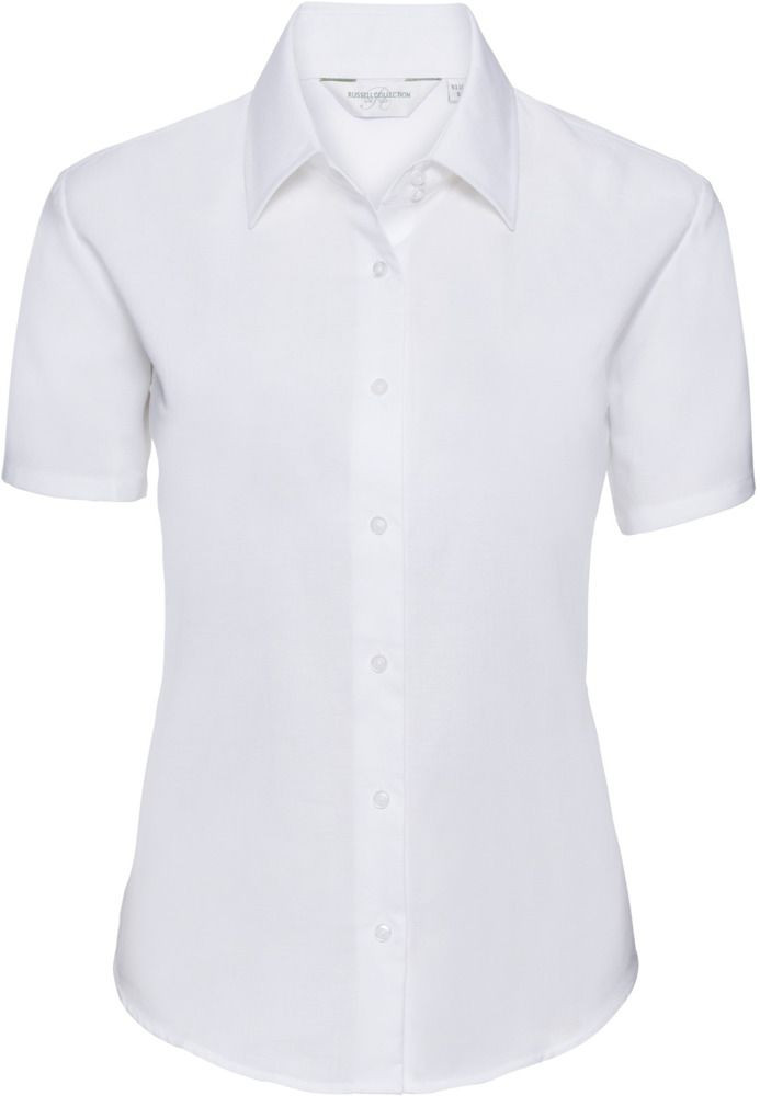 Russell Collection R933F - Ladies Oxford Short Sleeve Shirt 135gm