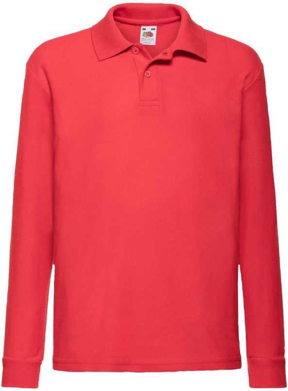 Fruit Of The Loom F63201 - Polo Long Sleeve 65/35 Kids