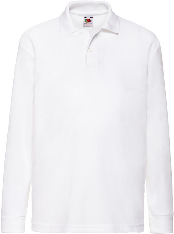 Fruit Of The Loom F63201 - Polo Long Sleeve 65/35 Kids