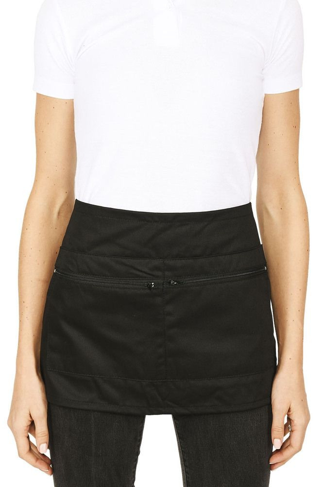 Absolute Apparel AA706 - Waist Apron With Zip Pocket