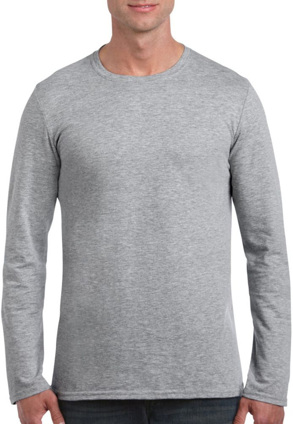 Gildan G64400 - Long Sleeve Softstyle Ringspun Cotton T-Shirt Mens