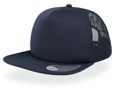 Atlantis ACSN90 - Snap 90s Flat Visor 5 Panel Trucker Cap