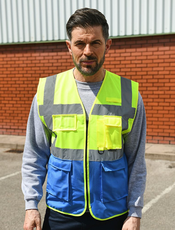 Korntex KXEXEC - High Visibility Executive Multifunction Safety Vest