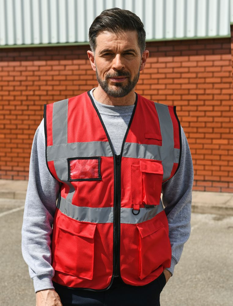 Korntex KXEXEC - High Visibility Executive Multifunction Safety Vest