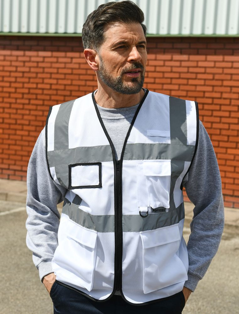 Korntex KXEXEC - High Visibility Executive Multifunction Safety Vest